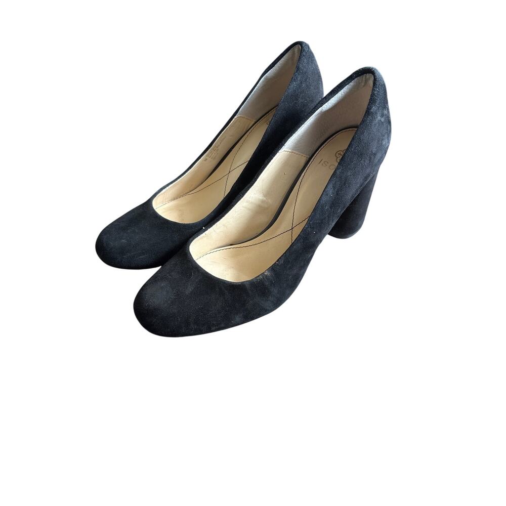 Isola Black Suede High Heel Pumps Sz 9